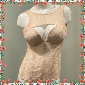 VICTORIA'S SECRET Stretch Lace & Cut-Out Corset 36D